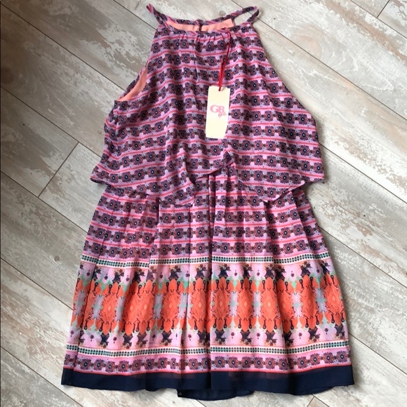 GB girls Other - GB Girls Peach, Orange & Purple Sundress.1915